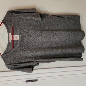 Philosophy, Large, heathered Gray flutter sleeve top